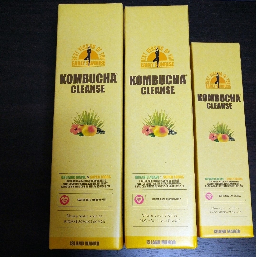 KOMBUCHA CLEANSE - 【新品未開封】コンブチャクレンズ 3本セットの ... コンブチャクレンズ3本!