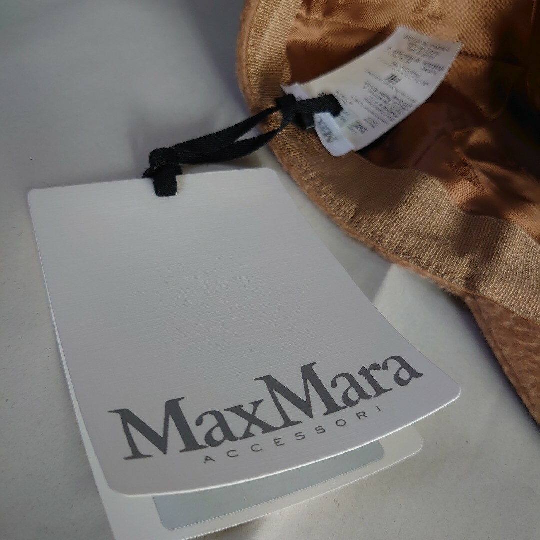 新品　未使用　マックスマーラ　Max Mara　キャメル　キャップ　ベージュ