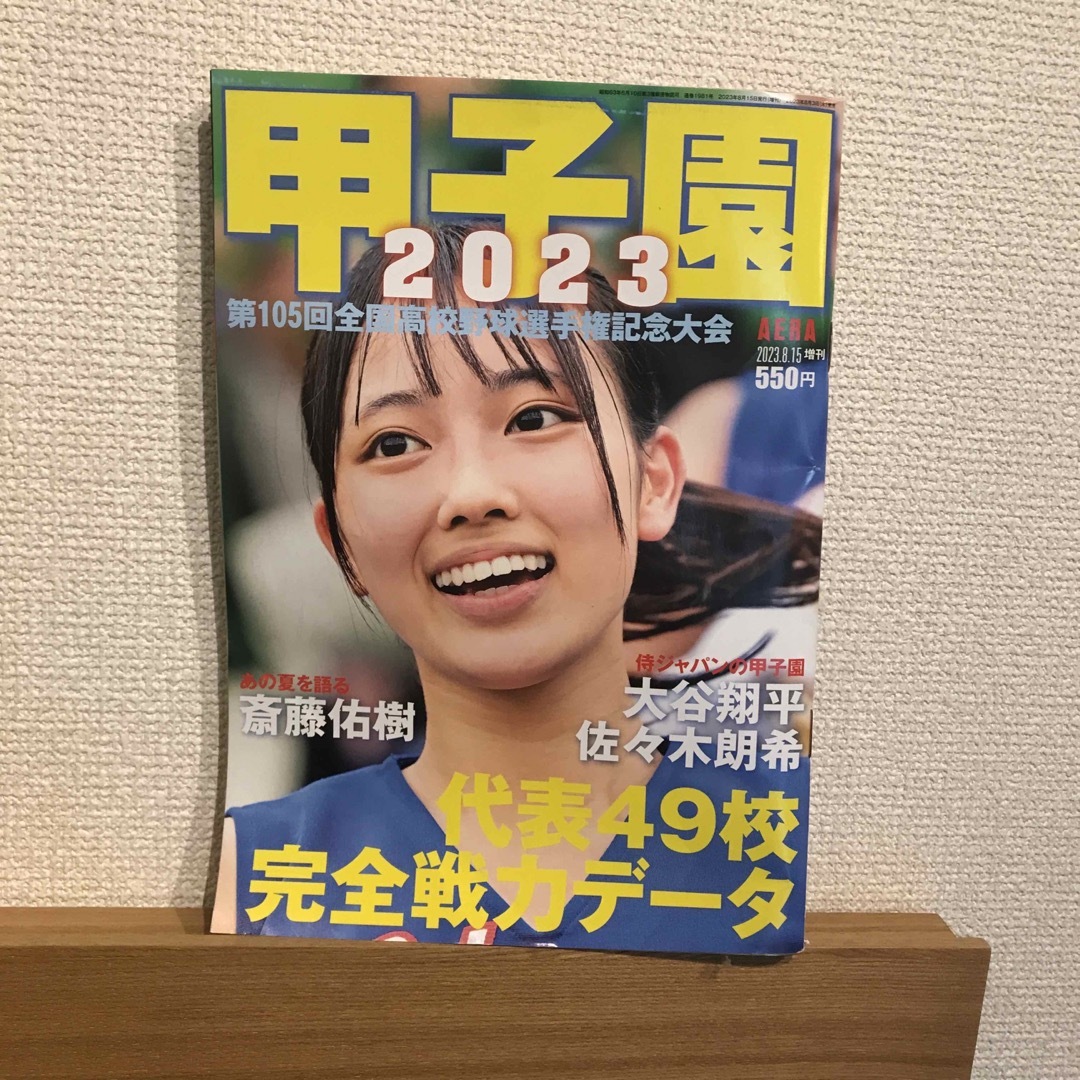 甲子園　AERA増刊　2023年　McKin　SHOP　2023　by　8/15号の通販　｜ラクマ