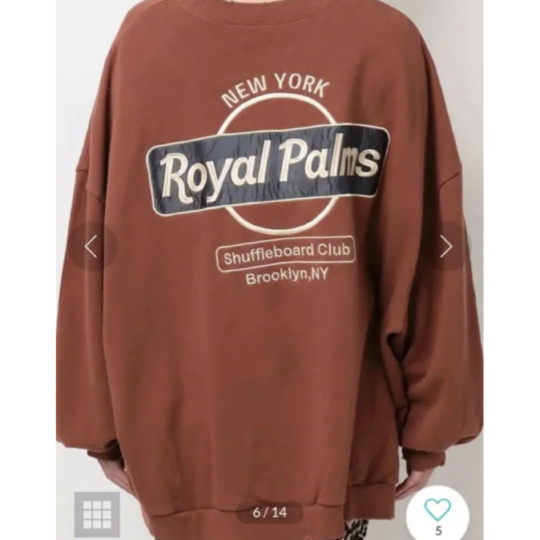 GYDA(ジェイダ)のジェイダ GYDA RoyalPalms スウェットドルマン レディースのトップス(トレーナー/スウェット)の商品写真