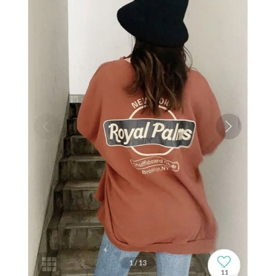 GYDA(ジェイダ)のジェイダ GYDA RoyalPalms スウェットドルマン レディースのトップス(トレーナー/スウェット)の商品写真