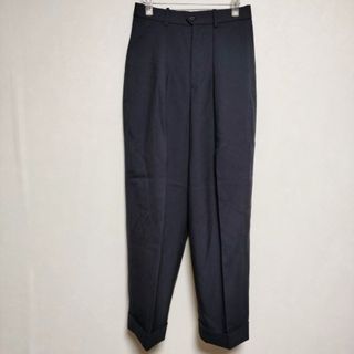 マーカウェア(MARKAWEAR)のmarkaware PLEATED WIDE TROUSERS ORGANIC WOOL HEAVY TROPICAL パンツ パープル系 メンズ マーカウェア【中古】3-1008G∞(その他)