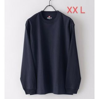 ヘインズ(Hanes)のHanes ヘインズ ビーフィーロングＴシャツ  XXL　H5186L　黒(Tシャツ/カットソー(七分/長袖))