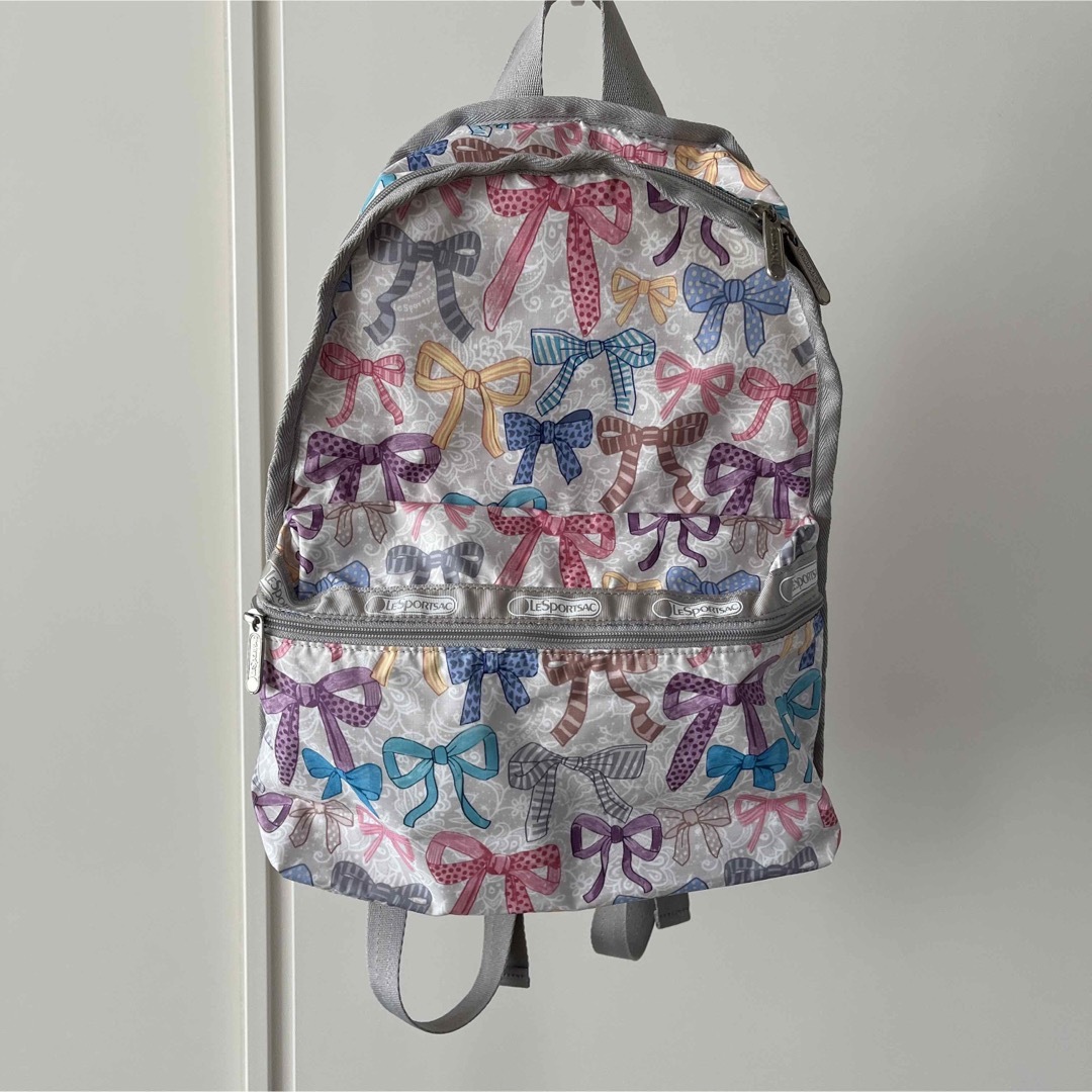 LeSportsac(レスポートサック)のリボンリュック キッズ/ベビー/マタニティのこども用バッグ(リュックサック)の商品写真