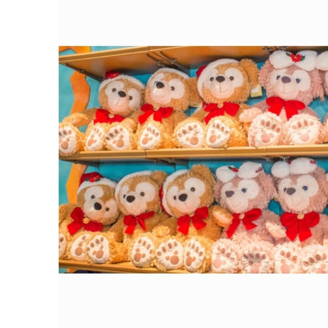 ダッフィー(ダッフィー)のディズニーシークリスマス限定ダッフィー美品 エンタメ/ホビーのおもちゃ/ぬいぐるみ(ぬいぐるみ)の商品写真