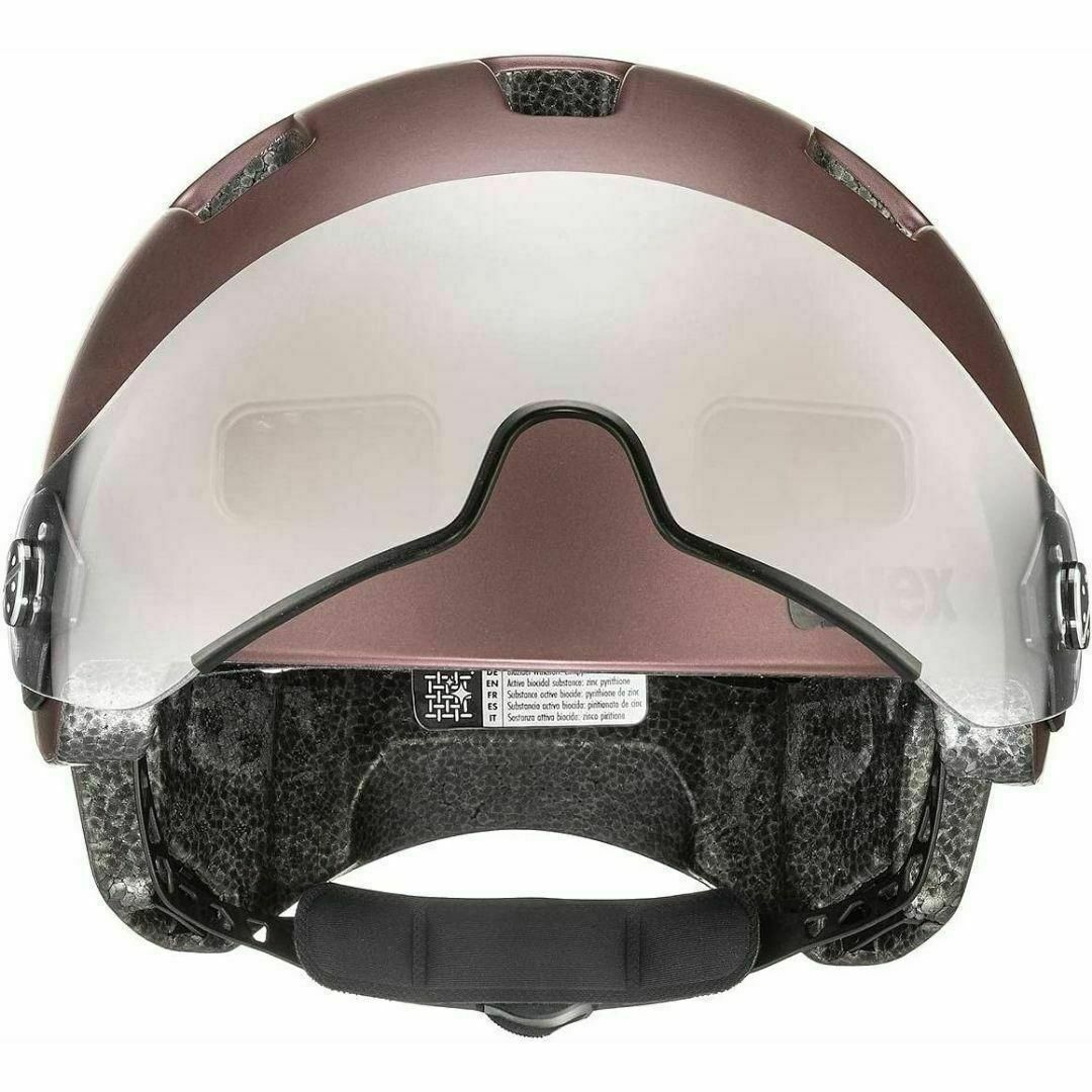 UVEX - ⭐未使用⭐ UVEX 自転車ヘルメット バイザー付き ブラック