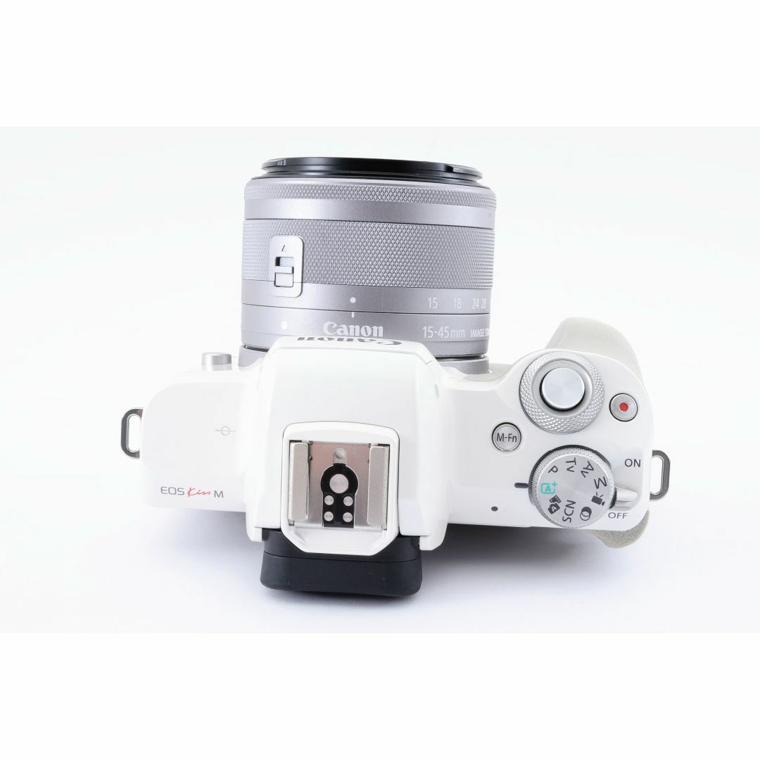 キヤノン Canon EOS M レンズセット ホワイト カメラ レンズ ミラーレス-