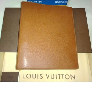 ルイヴィトン(LOUIS VUITTON)のルイヴィトン/タイガ ブックカバー 手帳カバー/エピセア（ブラウン系）(手帳)