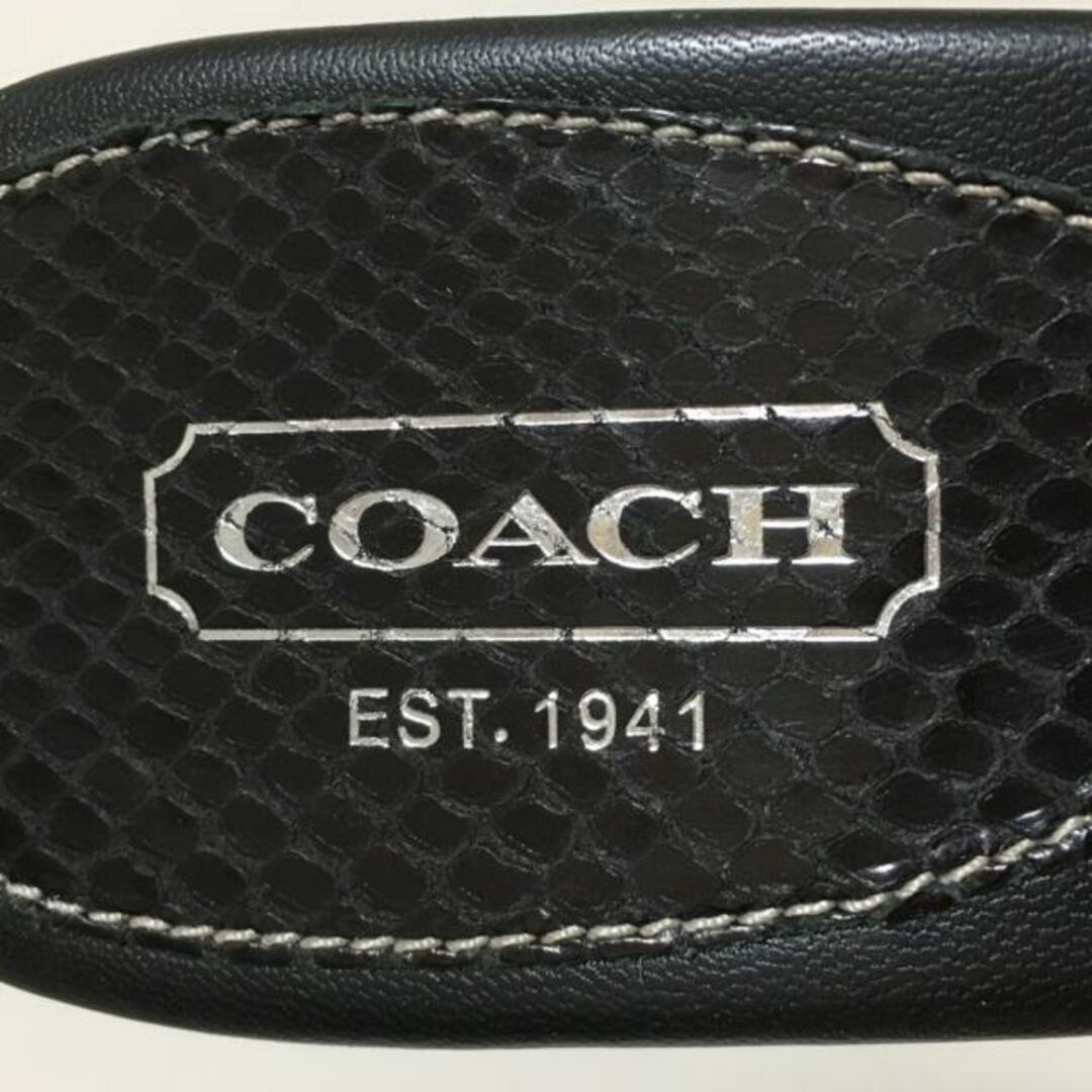 COACH(コーチ)のコーチ ビーチサンダル 7M レディース - 黒 レディースの靴/シューズ(サンダル)の商品写真