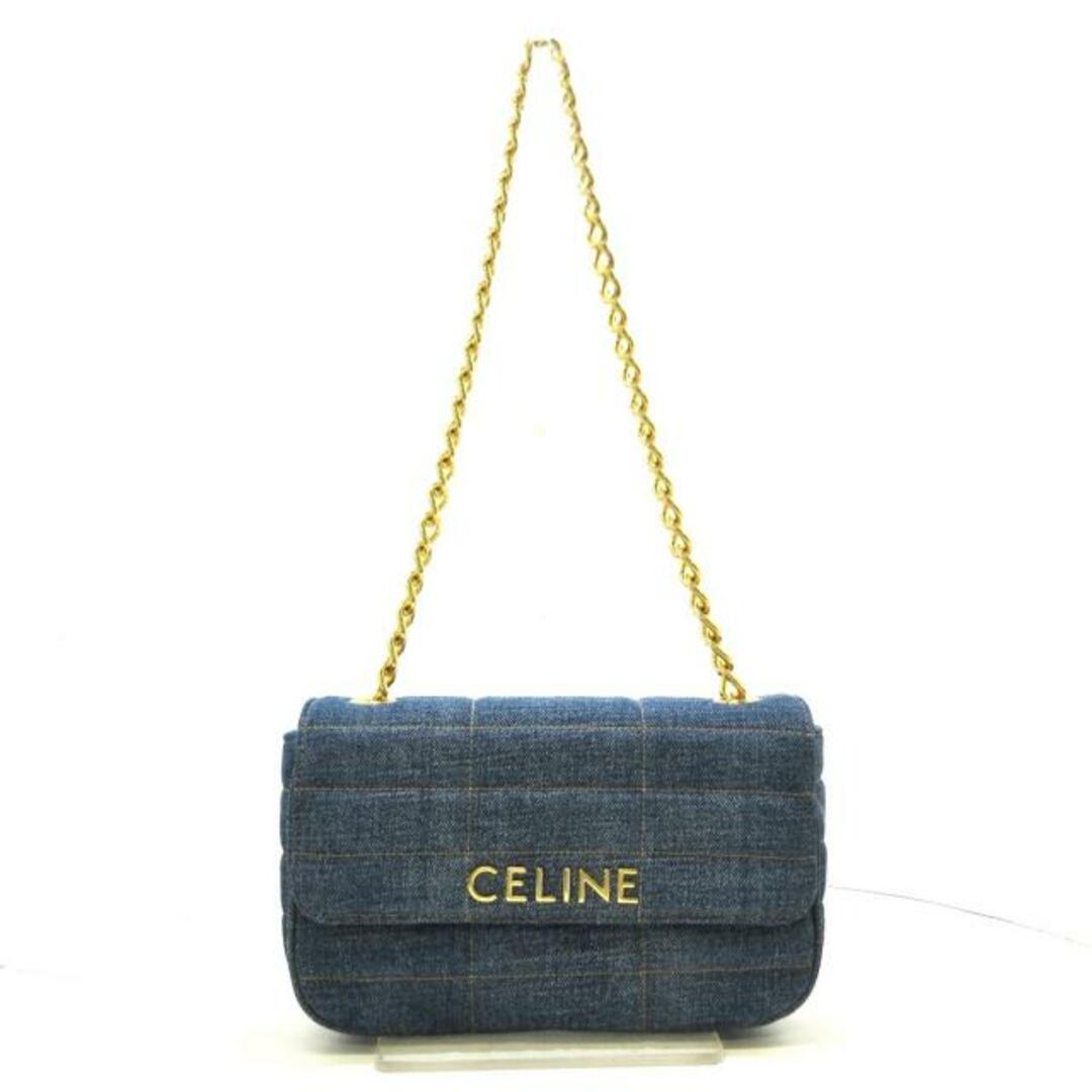 celine - セリーヌ ショルダーバッグ美品 ネイビーの通販 by ブラン