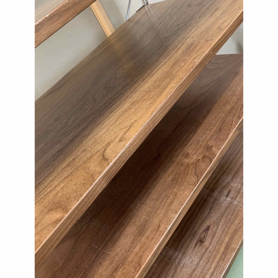 MUJI (無印良品) - 無印 ステンレスユニットシェルフ ワイド 棚板4枚