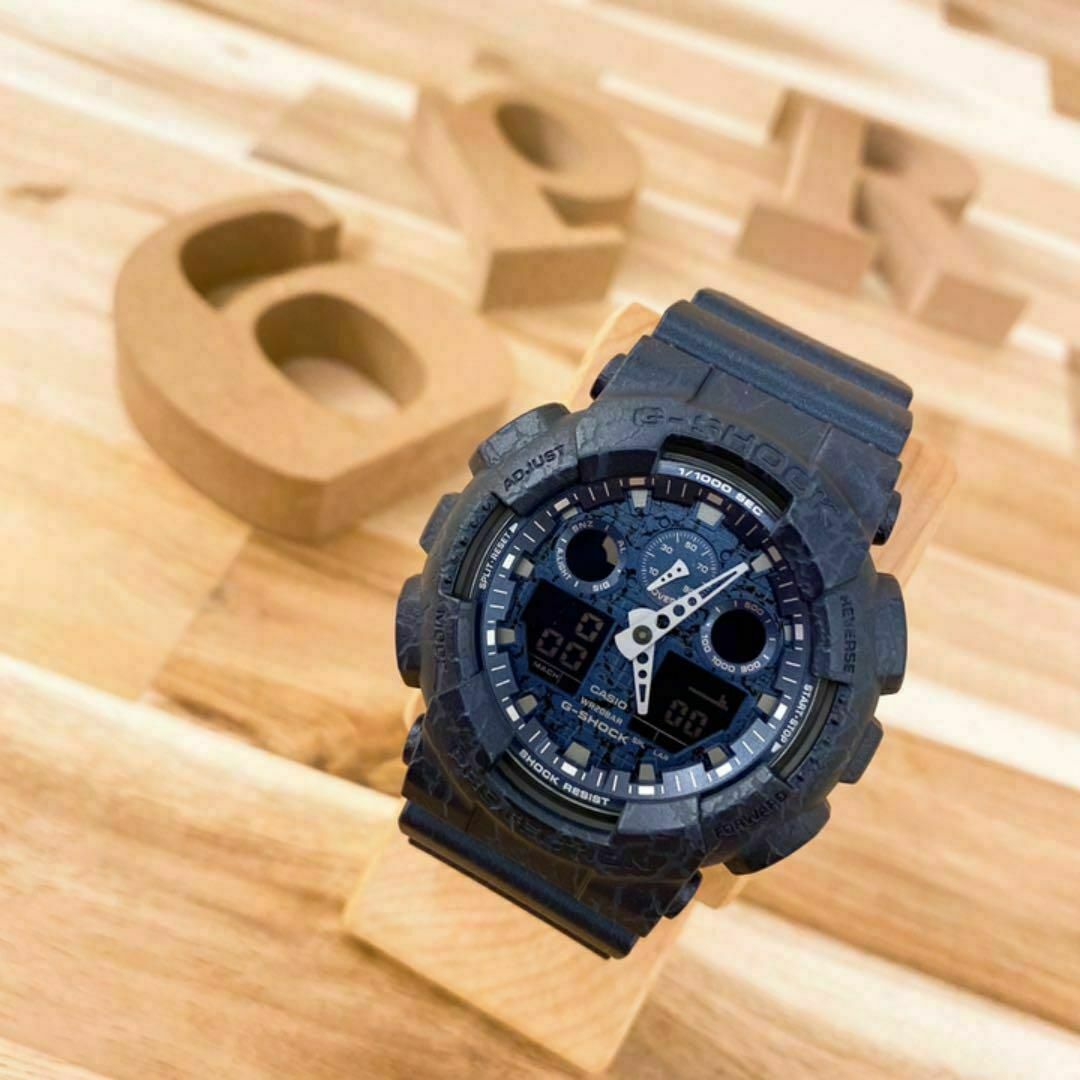 腕時計美品【CASIO/G-SHOCK】デジアナ メンズ腕時計 GA-100CG-7A