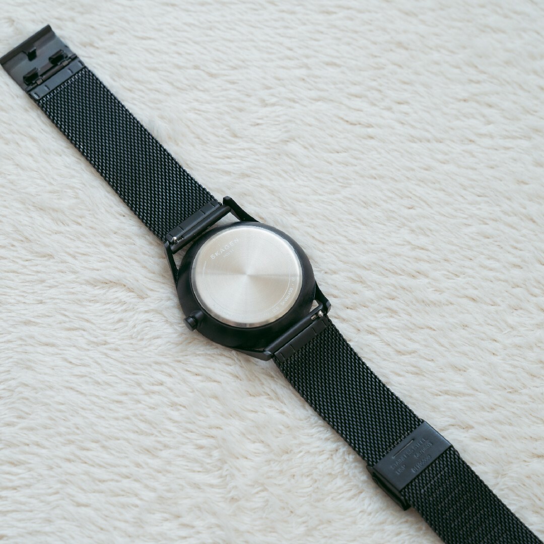 SKAGEN - SKAGEN 腕時計 黒 ブラック スカーゲンの通販 by TK's SKAGEN - SKAGEN 腕時計 黒 ブラック スカーゲンの通販 by TK's