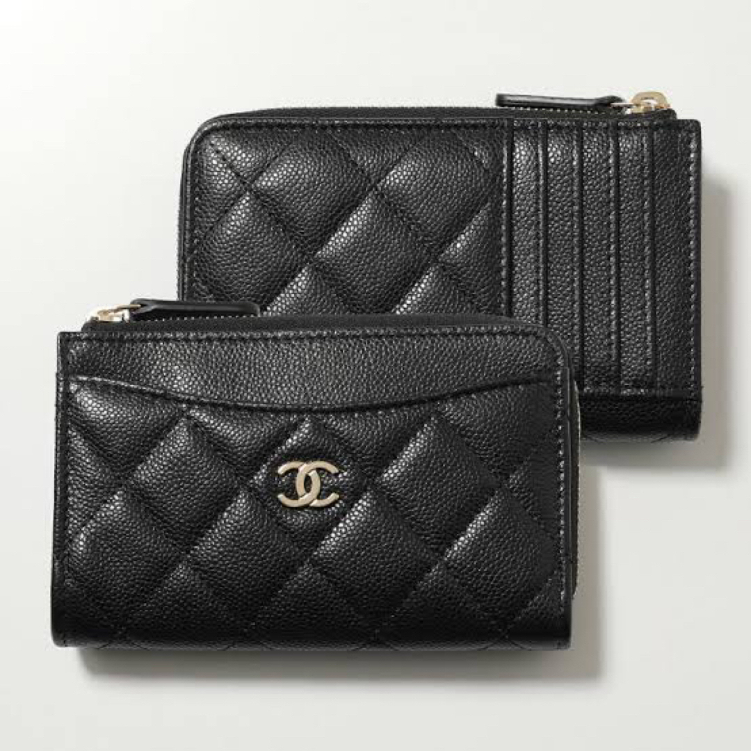 新品 CHANEL シャネル フラグメントケース カードケース ミニ財布