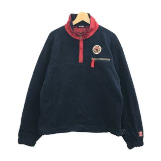 トミーヒルフィガー(TOMMY HILFIGER)のトミーヒルフィガー カレッジロゴ切替フリース ジャケット メンズ M(その他)