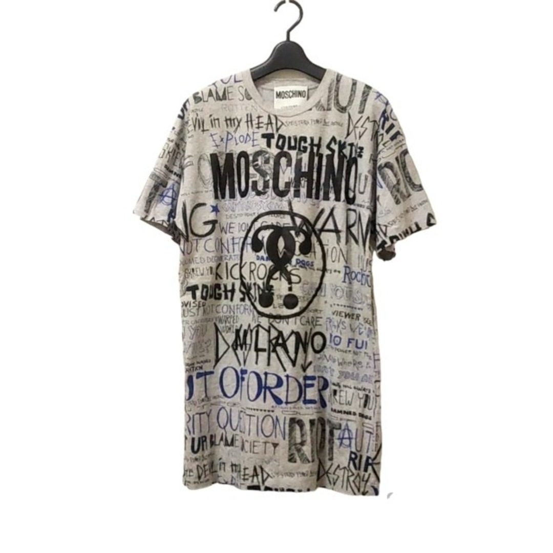 モスキーノ MOSCHINO チュニック サイズ6(USA) M - グレー×黒×ブルー ...