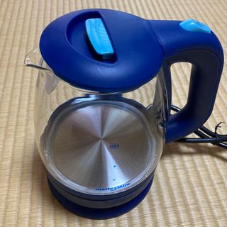 Marie Claire - マリ・クレール Aqua Glass 電気ケトル1.2L LEDタイプ　新品