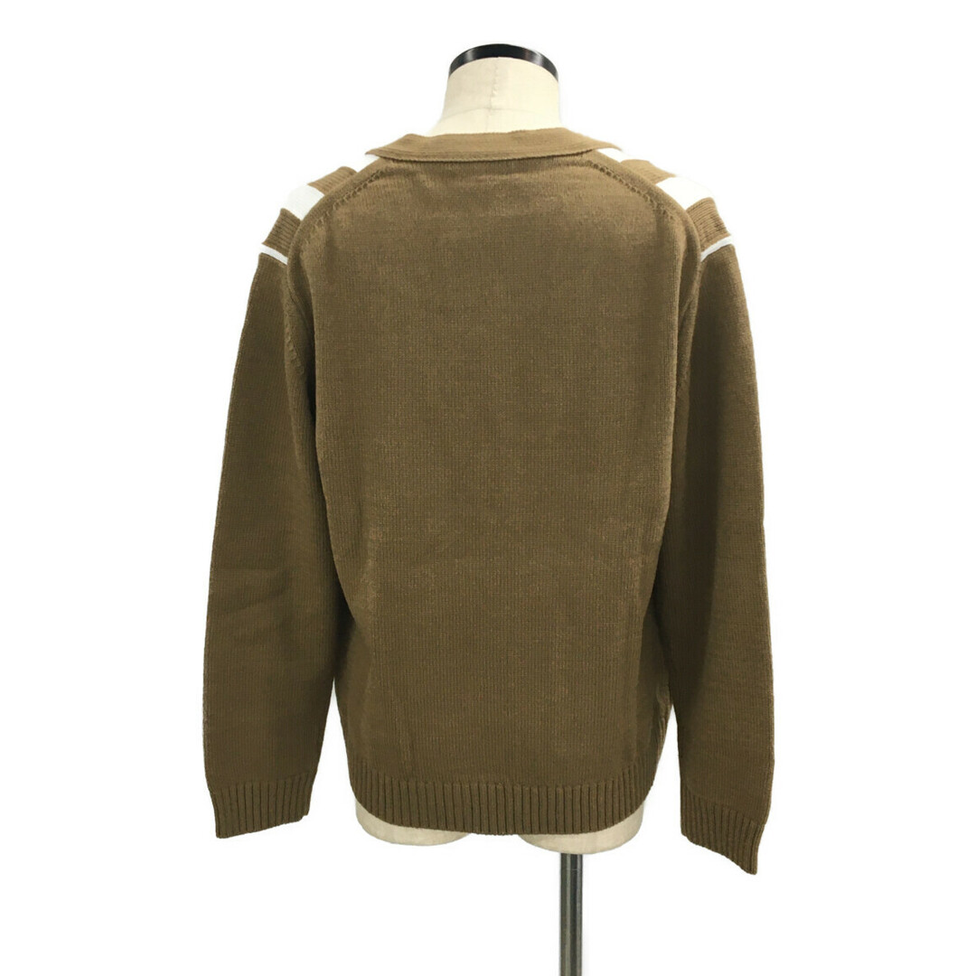 美品 アバハウス ABA HOUSE 長袖ニットカーディガン メンズ 48 美品 アバハウス ABA HOUSE 長袖ニットカーディガン メンズ 48