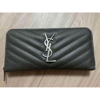 サンローラン(Saint Laurent)のサンローラン 長財布 グレー SAINTLAURENT(長財布)