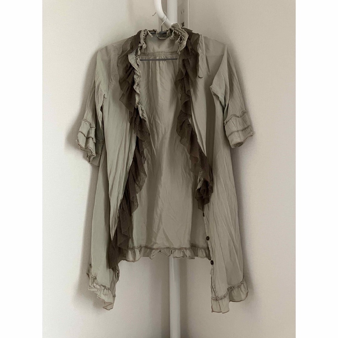 ◆匿名配送◆洋服まとめ売り ジレ シャツ ロングスカート ストール ナチュラル 1