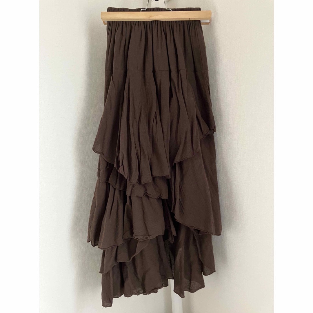 ◆匿名配送◆洋服まとめ売り ジレ シャツ ロングスカート ストール ナチュラル 5