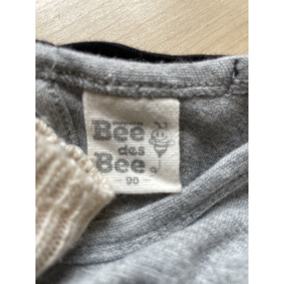 Bee(ビー)のキッズ♡ビーデスビー　ロンT  リボン　90センチ キッズ/ベビー/マタニティのキッズ服女の子用(90cm~)(Tシャツ/カットソー)の商品写真