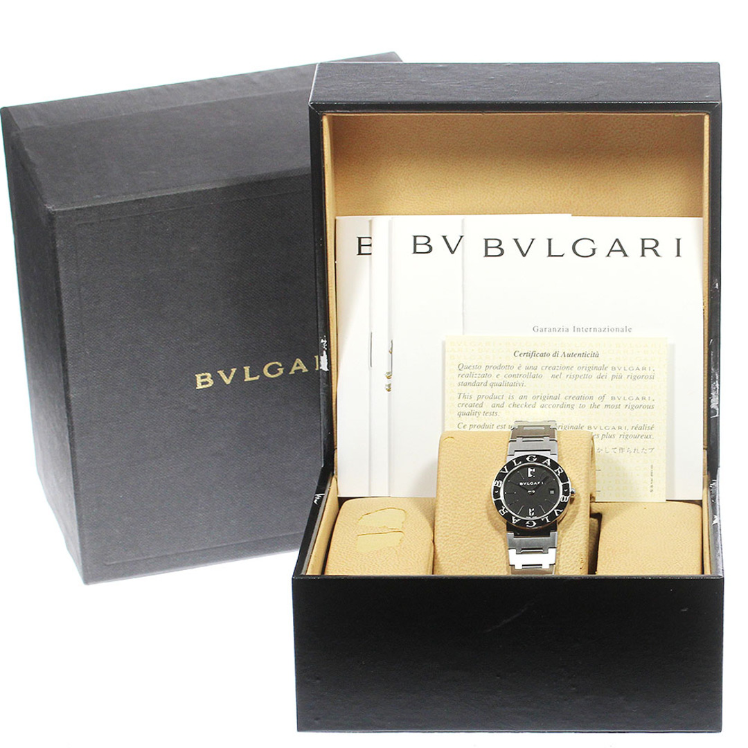 BVLGARI(ブルガリ)のブルガリ BVLGARI BB26SS ブルガリブルガリ デイト クォーツ レディース 良品 箱・保証書付き_772748【ev10】 レディースのファッション小物(腕時計)の商品写真