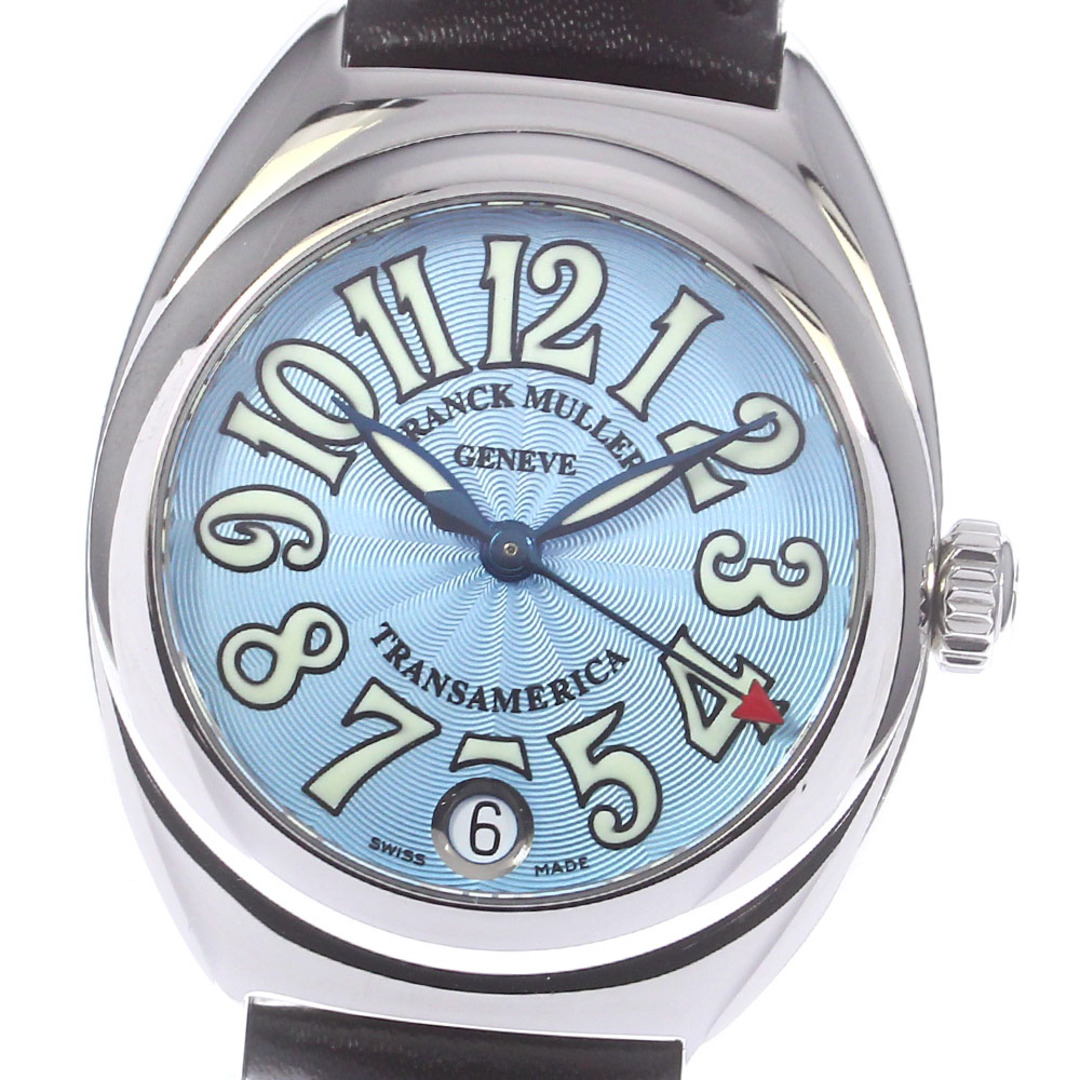 FRANCK MULLER(フランクミュラー)のフランクミュラー FRANCK MULLER 2000L トランスアメリカ デイト オートクォーツ レディース 良品 _773866 レディースのファッション小物(腕時計)の商品写真