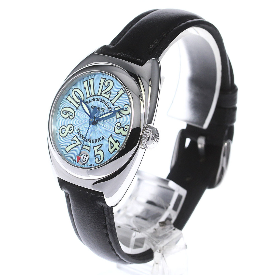 FRANCK MULLER(フランクミュラー)のフランクミュラー FRANCK MULLER 2000L トランスアメリカ デイト オートクォーツ レディース 良品 _773866 レディースのファッション小物(腕時計)の商品写真