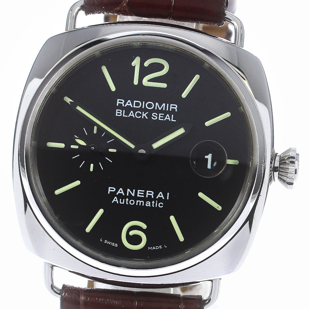 パネライ PANERAI PAM00287 ラジオミール ブラックシール デイト 自動巻き メンズ _773868