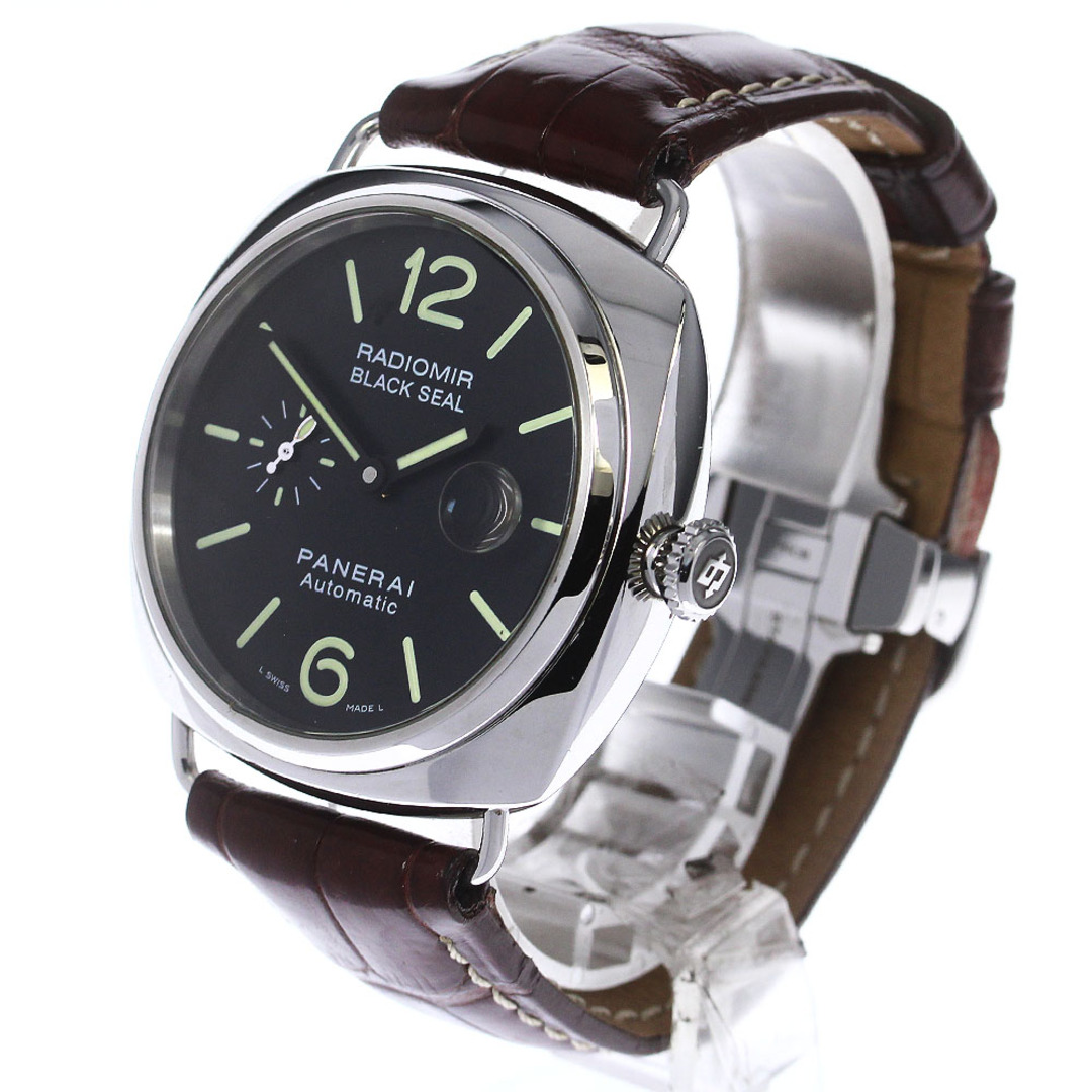 パネライ PANERAI PAM00287 ラジオミール ブラックシール デイト 自動巻き メンズ _773868