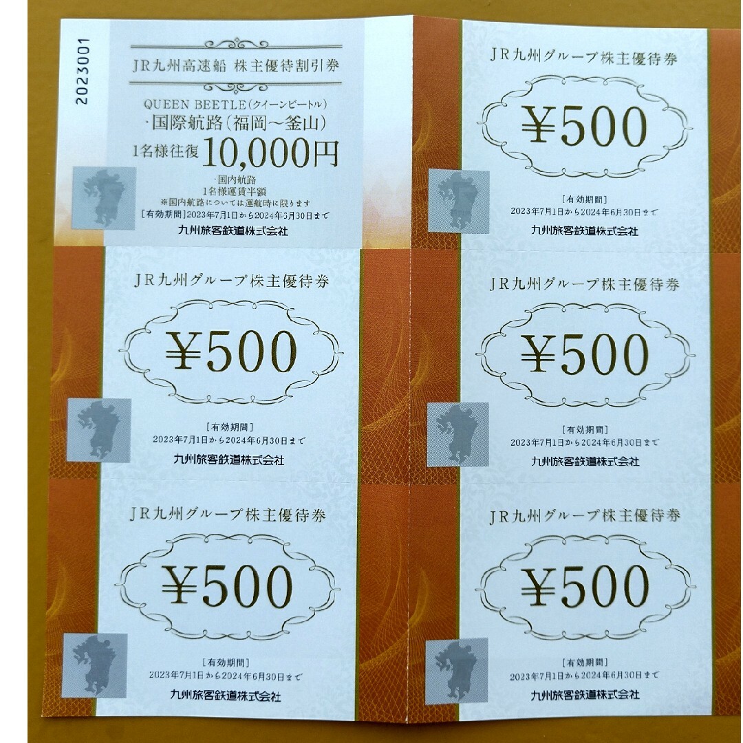 新しい到着 JR九州グループ 優待券