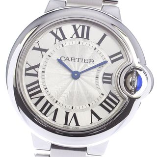 カルティエ(Cartier)のカルティエ CARTIER W6920084 バロンブルーMM クォーツ ボーイズ 美品 箱付き_777892(腕時計(アナログ))