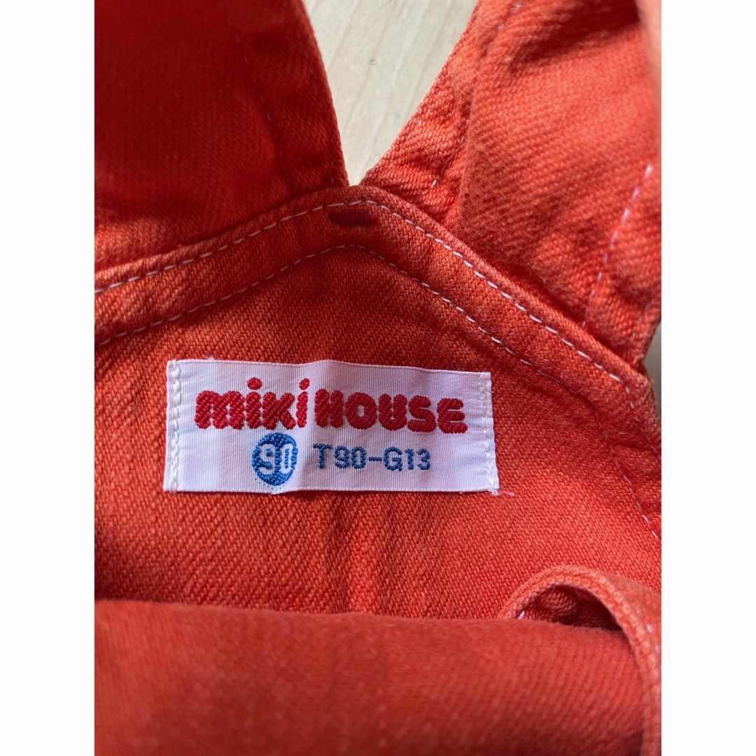 mikihouse(ミキハウス)のキッズ♡MIKI HOUSE サロペット　ワンピース　90センチ キッズ/ベビー/マタニティのキッズ服女の子用(90cm~)(ワンピース)の商品写真