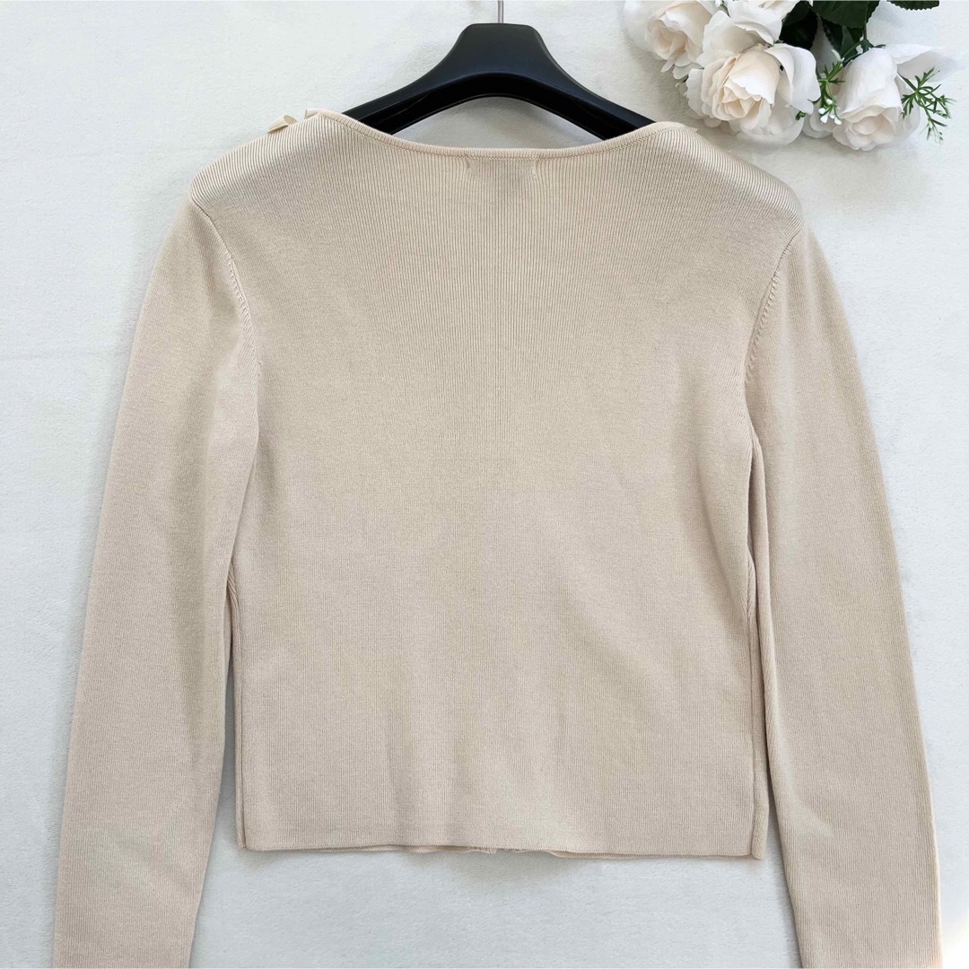 TOCCA - 【美品】TOCCA ジップアップカーディガン リボン 羽織り 自宅