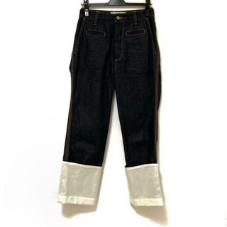 LOEWE ロエベ 23SS CROPPED JEANS HB44Y11W02 クロップド スリムジーンズ ブルー デニムパンツ