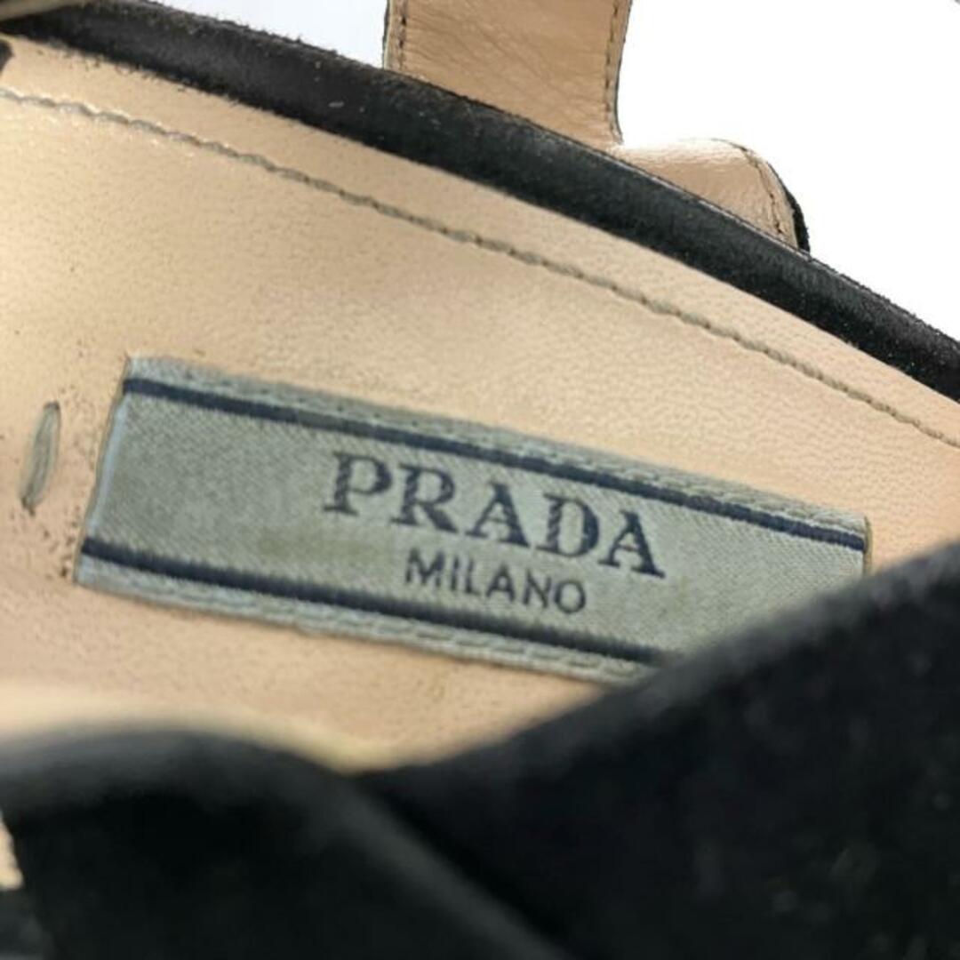 PRADA(プラダ)のプラダ サンダル 39 レディース - 黒 レディースの靴/シューズ(サンダル)の商品写真