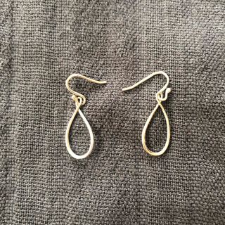 フックピアス　シルバー(ピアス)