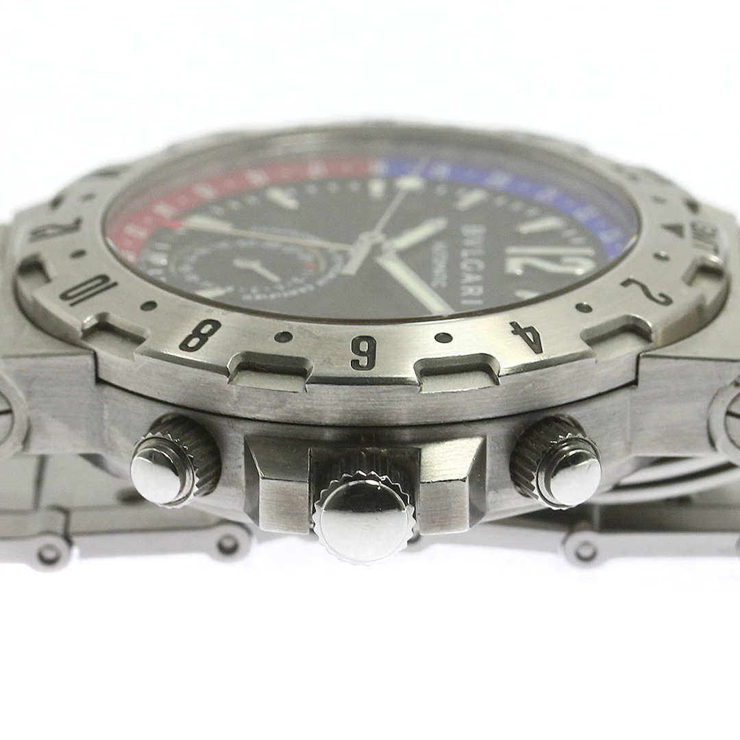 ブルガリ BVLGARI GMT40S ディアゴノ GMT 自動巻き メンズ _778053