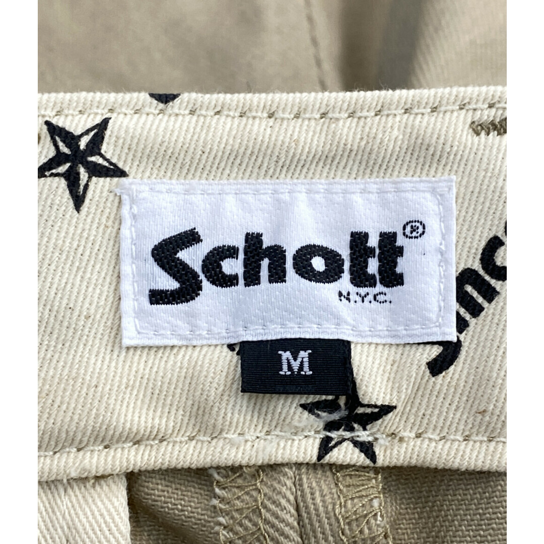 schott(ショット)の美品 ショット SCHOTT ハーフコットンパンツ メンズ M メンズのパンツ(ショートパンツ)の商品写真