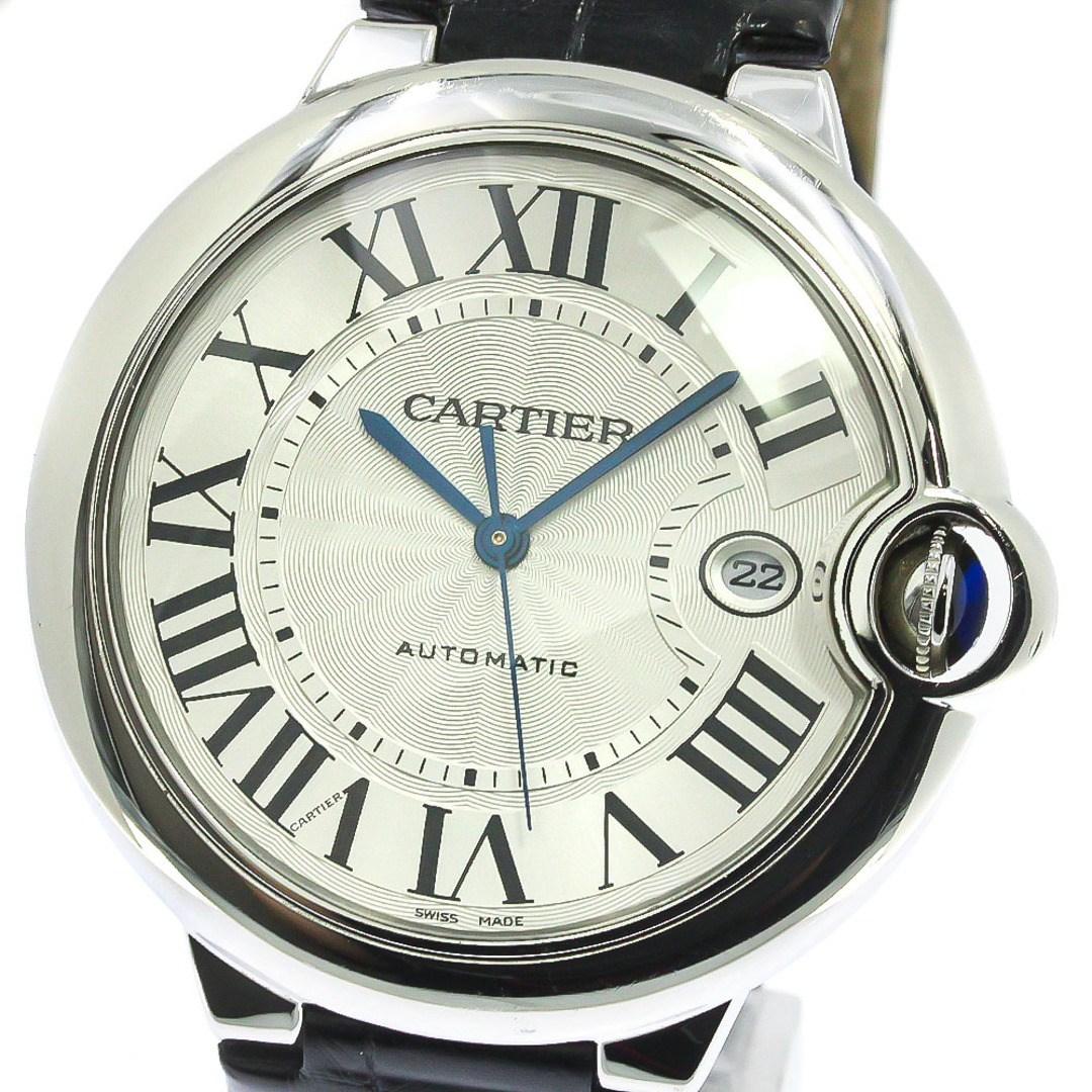 カルティエ CARTIER W69016Z4 バロンブルー 42mm デイト 自動巻き メンズ 美品 _771188