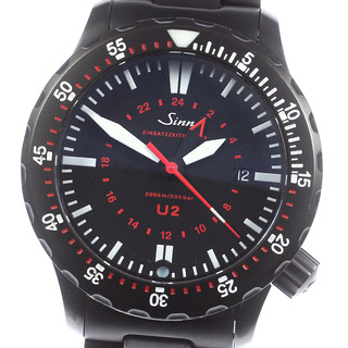 シン(SINN)のジン Sinn 1020 U2 2000ｍ ダイバーズウォッチ 自動巻き メンズ 保証書付き_778232(腕時計(アナログ))