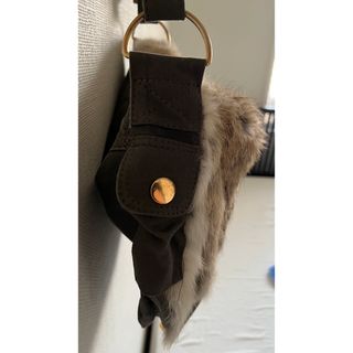 イヴ・サンローラン ラビット毛バック フランス購入