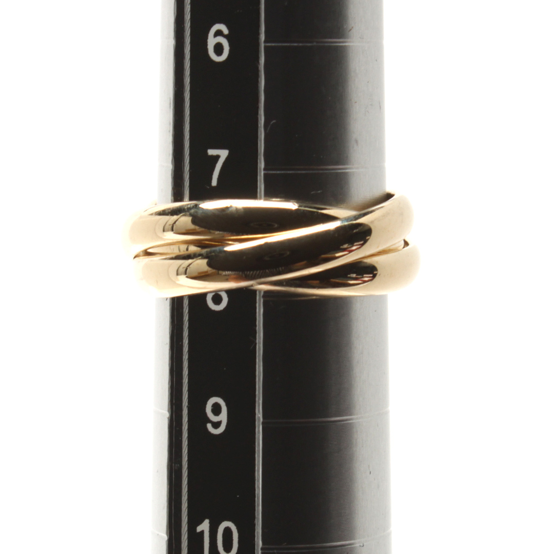 美品   3連リング 指輪 K10    レディース 7号 レディースのアクセサリー(リング(指輪))の商品写真