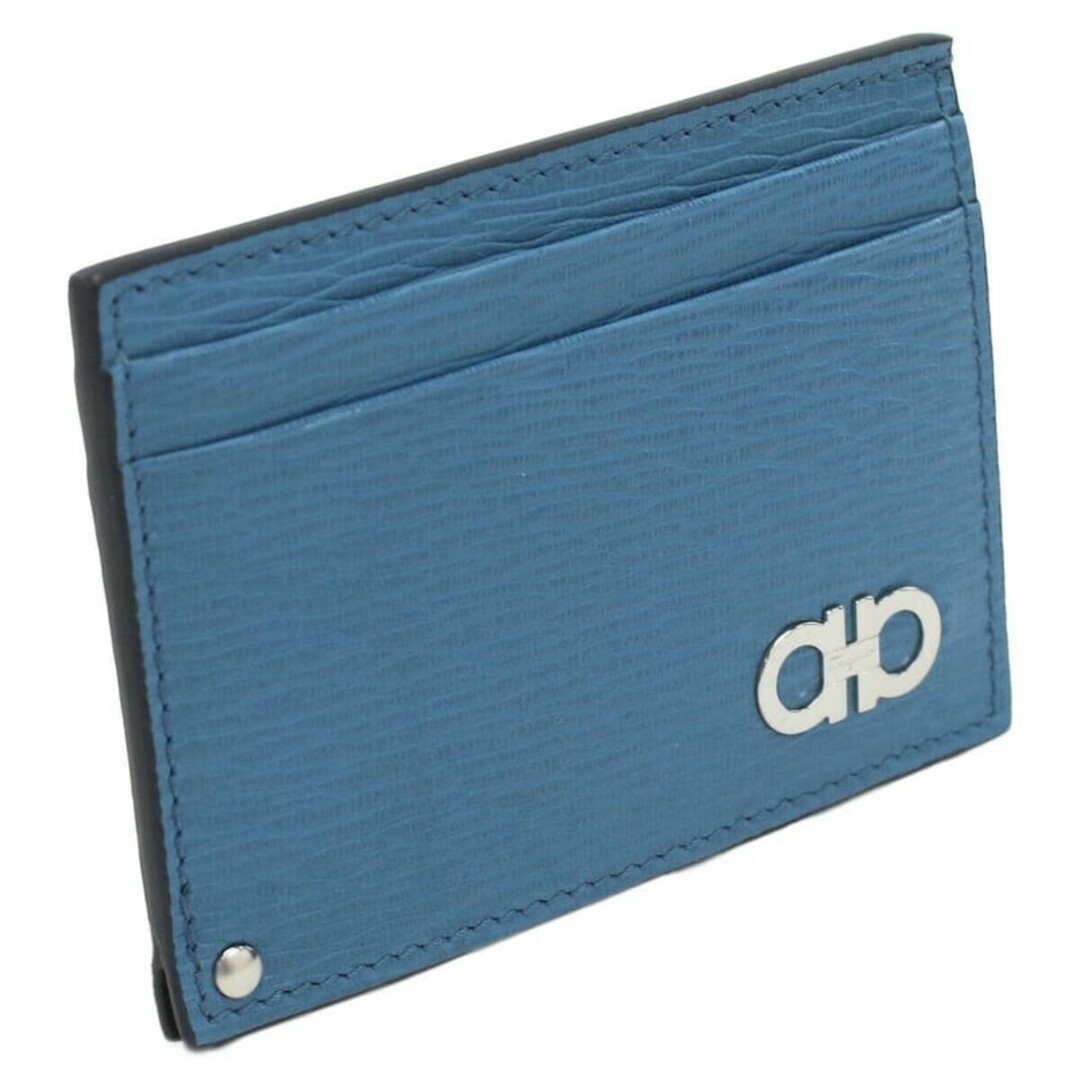 フェラガモ カードケース 66-A061 0703911 SHADOW BLUE