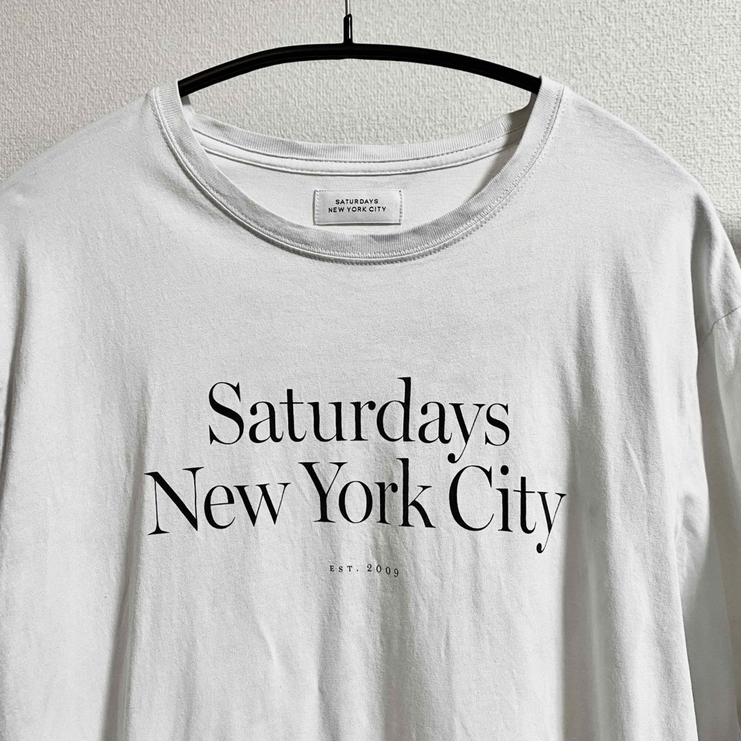 Saturdays NYC(サタデーズニューヨークシティ)のSaturdays NYC　ロゴTシャツ メンズのトップス(Tシャツ/カットソー(半袖/袖なし))の商品写真