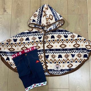 【新品タグ付き】ダブルビー　ミキハウス　カットソー　パンツ　ポンチョ♡