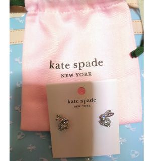 ケイトスペードニューヨーク(kate spade new york)のケイトスペードうさぎピアス🐰(ピアス)