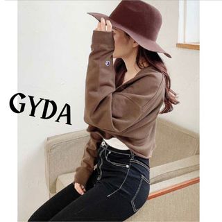 ジェイダ(GYDA)の【新品タグ付き】 GYDA ハット ブラウン  つば広(ハット)