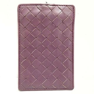 ボッテガ(Bottega Veneta) 名刺入れ/定期入れ(レディース)(パープル